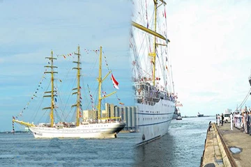 இலங்கை விஜயம் மேற்கொண்ட இந்தோனேசிய கடற்படைக் கப்பல்