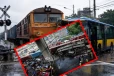 பேங்கொக்கில் ரயில் மீது பேருந்து மோதி விபத்து