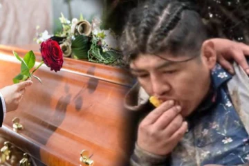 சிறுநீர் கழிப்­ப­தற்­காக சவப்­பெட்­டியில் விழித்­தெ­ழுந்த இளைஞர் !