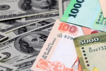 இலங்கை ரூபாயின் பெறுமதி வீழ்ச்சி