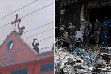 பாகிஸ்தானில் கிறிஸ்தவ தேவாலயங்கள் தாக்கப்பட்ட சம்பவம்: 129 பேரை கைது செய்த பொலிஸார்