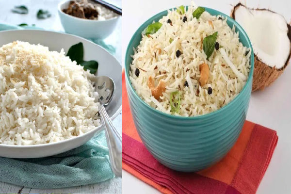 வீட்டில் சாதம் மீதமாகிவிட்டதா? அப்போ இப்படி தேங்காய் சாதம் செய்ங்க | South Indian Style Coconut Rice Recipe In Tamil