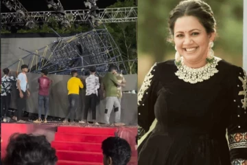 திடீரென சரிந்து விழுந்த மேடை, ஜீ தமிழ் நிகழ்ச்சியில் பரபரப்பு... புகைப்படத்துடன் இதோ
