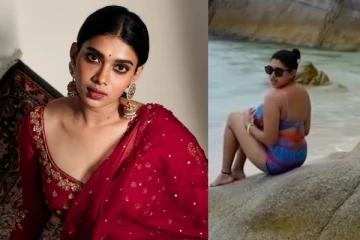 ஹோம்லியாக இருந்த துஷாரா விஜயனா இப்படி.. பிகினியில் வெளியிட்ட வீடியோ