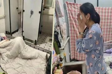 அலுவலகத்தில் உள்ள கழிப்பறையை வாடகை எடுத்து வாழும் இளம்பெண்.., ஏன் தெரியுமா?