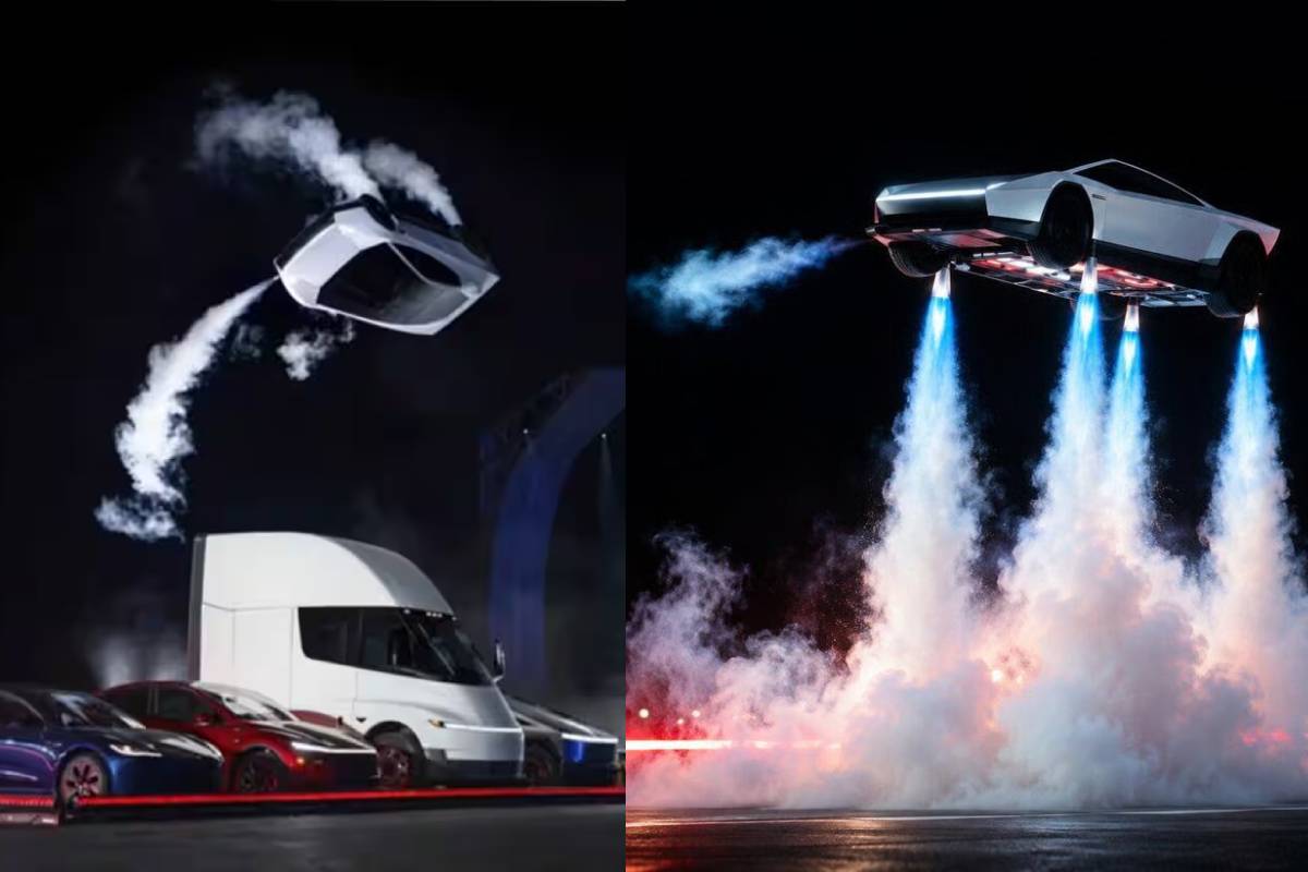 பறக்கும் ரோட்ஸ்டர் காரை அறிமுகப்படுத்திய டெஸ்லா | Elon Musk Tesla Reveals Flying Car Roadster பறக்கும் ரோட்ஸ்டர் காரை அறிமுகப்படுத்திய டெஸ்லா | Elon Musk Tesla Reveals Flying Car Roadster