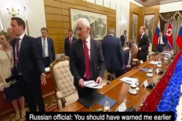 வரவழைத்து அவமானப்படுத்திய வடகொரியா: ரஷ்ய அமைச்சர்களை தர்மசங்கடப்படுத்திய காட்சிகள்