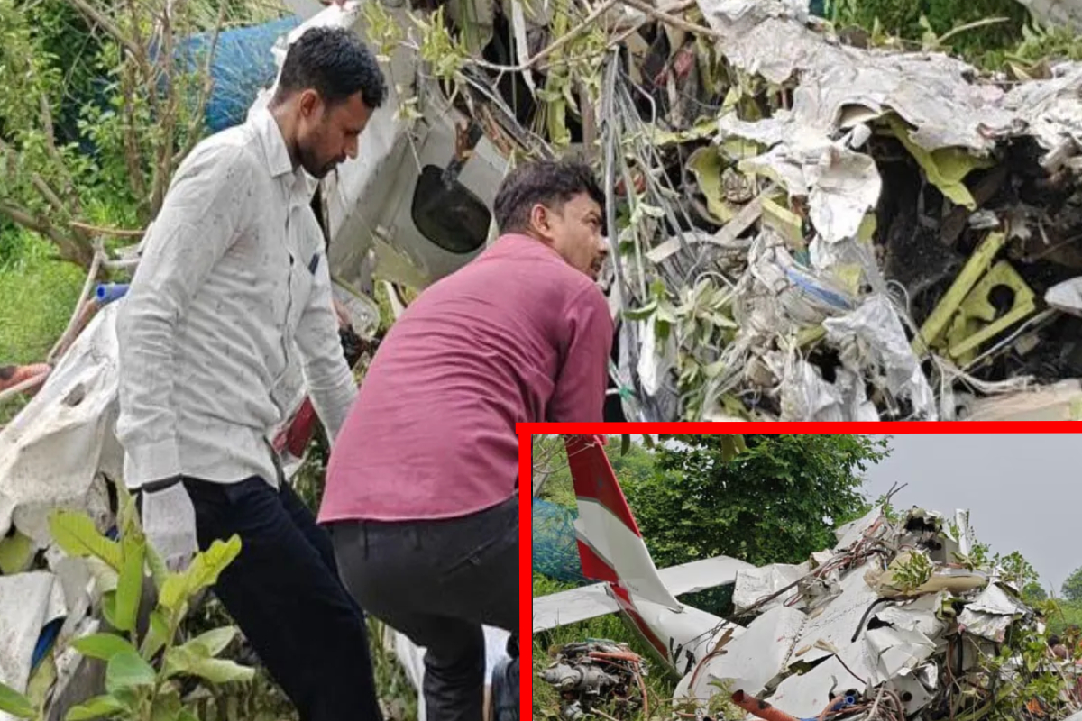 பயிற்சி விமானம் விபத்துக்குள்ளானதில் விமானிகள் இருவர் பலி | Two Pilots Killed In Trainer Aircraft Crash Kanpur