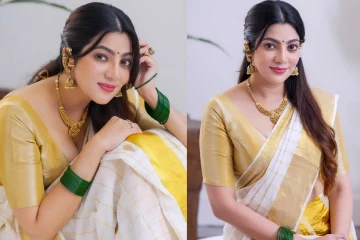 நடிகை சாய் பிரியா தேவாவின் ஓணம் ஸ்பெஷல் கிளிக்ஸ்..