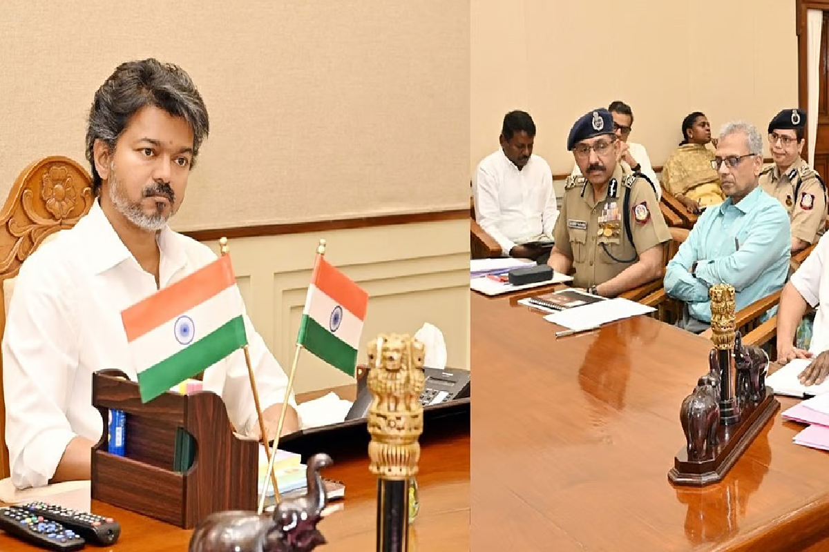 தயவு தாட்சண்யம் வேண்டாம் ; பொலிஸாருக்கு முதலமைச்சர் விஜய் கடும் உத்தரவு! | Crimes Cm Vijay Issues Strict Orders To The Police தயவு தாட்சண்யம் வேண்டாம் ; பொலிஸாருக்கு முதலமைச்சர் விஜய் கடும் உத்தரவு! | Crimes Cm Vijay Issues Strict Orders To The Police