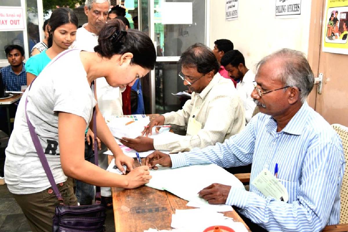 புதுச்சேரியில் 91.23 சதவிகித வாக்குகள் பதிவானது | Puducherry Voting Percentage