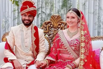 பாரம்பரிய முறையில் இந்திய இளைஞரை திருமணம் செய்த அழகிய பிரித்தானிய பெண்! சுவாரசிய பின்னணி