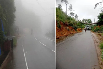 தொடர் சீரற்ற காலநிலை..! மீண்டும் அச்சத்தில் மூழ்கிய மலையக மக்கள்