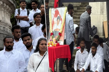 தியாக தீபம் திலீபனின் நினைவாக பிரித்தானியாவில் உண்ணாவிரதப் போராட்டம்