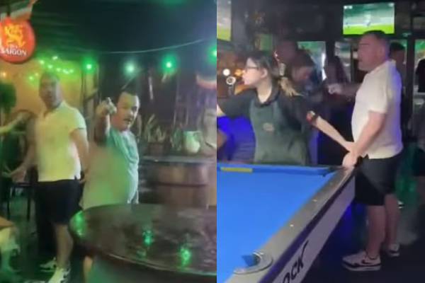 brits fighting in vietnamese bar