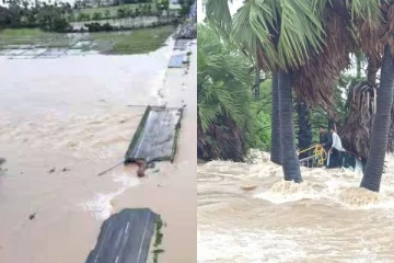 வெள்ளத்தில் அடித்துச் செல்லப்பட்டு 8 பேர் பலி! போராடி உயிர்தப்பிய நால்வர்