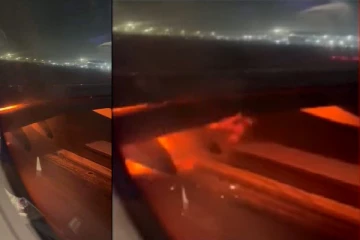 திடீரென தீப்பற்றி எரிந்த விமானம் - அவசர அவசரமாக தரையிறக்கம்..! இந்தியாவில் சம்பவம்