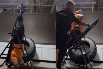 ஜிம்மில் தலைக்கிழாக சீக்கி தொங்கிய பெண்... உயிரை காப்பற்றிய ஸ்மார் வாட்சு!