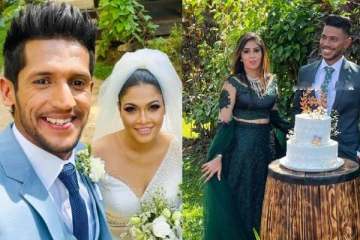 இலங்கை கிரிக்கெட் அணி நட்சத்திர வீரருக்கு நடைபெற்ற திருமணம்! புதுமண தம்பதி புகைப்படங்கள்