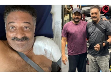 அறுவை சிகிச்சைக்குப்பின் ஜிம்மில் சிரஞ்சீவியுடன் பிரகாஷ் ராஜ் :  புகைப்படம் வைரல்