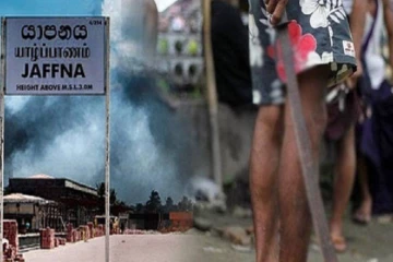 யாழில் பயங்கரம் : நீதிமன்றில் சாட்சியமளித்துவிட்டு வீடு திரும்பியவர் மீது வாள்வெட்டு