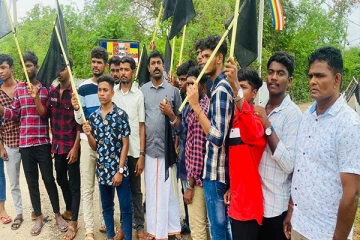 யாழில் ஓராண்டு கடந்து தொடரும் திஸ்ஸ விகாரைக்கு எதிரான போராட்டம்