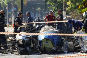 பிரேசிலில் விமான விபத்தில் இருவர் பலி; ஆறு பேர் காயம்