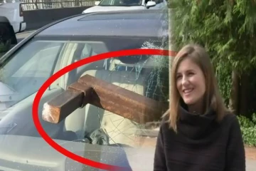 கண் இமைக்கும் நேரத்தில் மரணத்திலிருந்து தப்பிய கனேடிய பெண்!(Photos)