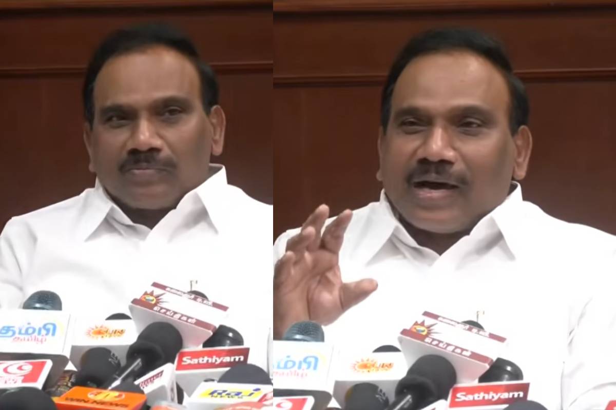 இதுதான் உங்கள் வீரமா? முதல்வர் விஜய்க்கு ஆ.ராசா கேள்வி | Dmk Mp A Raja Slams Vijay Trichy East Speech இதுதான் உங்கள் வீரமா? முதல்வர் விஜய்க்கு ஆ.ராசா கேள்வி | Dmk Mp A Raja Slams Vijay Trichy East Speech