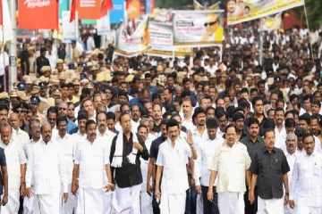 கலைஞர் நினைவு நாள் - முதலமைச்சர் ஸ்டாலின் தலைமையில் அமைதி பேரணி!