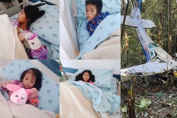 அமேசான் காடுகளில் 40 நாட்கள் சிக்கி உயிர் தப்பிய 4 சிறார்கள்: வெளியான முதல் புகைப்படம்