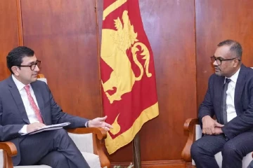 නියෝජ්‍ය අමාත්‍ය ආචාර්ය අනිල් ජයන්ත සහ ජාත්‍යන්තර මූල්‍ය සංස්ථාව අතර විශේෂ සාකච්ඡාවක්