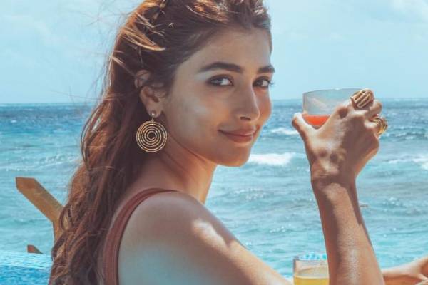 வெறும் அந்த ஆடை !! சிகப்பு சேலையில் நடிகை பூஜா ஹெக்டே வெளியிட்ட போட்டோஸ்.. | Pooja Hedge Latest Photoshoot Red Saree