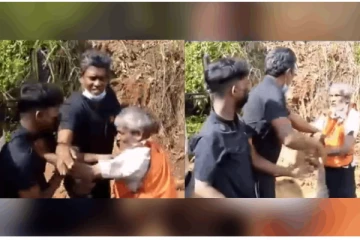 நடுவீதியில் வைத்து மூத்த ஊழியரைத் தாக்கியவருக்கு நேர்ந்த கதி