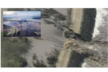 சலினாஸ் பள்ளத்தாக்கில் கடும் வெள்ளம்...பல மதகுகள் உடைந்து விவசாய நிலங்கள் நாசம்