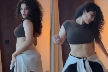 செம கிளாமராக டான்ஸ் ஆடி வீடியோ வெளியிட்ட ரித்திகா சிங்.. அசந்துபோன ரசிகர்கள்