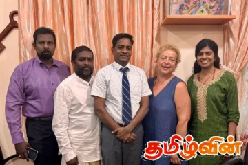 சுவிற்சர்லாந்து சைவநெறிக்கூடத்தின் இணைப்பாளருக்கும் மருத்துவர் சத்தியமூர்த்திக்கும் இடையில் சர்திப்பு