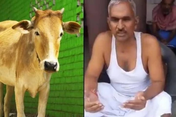 "வெறும் வயிற்றில் மாட்டுக் கோமியம் குடித்தால் கொரோனா வராது": வதந்தியை பரப்பும் பாஜக எம்எல்ஏ