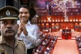 சிறை வாகனத்தில் நாடாளுமன்றத்திற்கு வந்தடைந்த நாமல் ராஜபக்ச