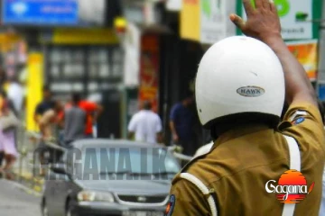 ප්‍රධාන මාර්ගයක රථ වාහන ගමනාගමනය සීමා කිරීමක්