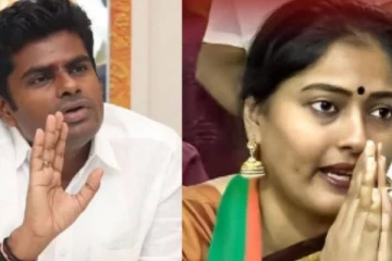 நான் தமிழகத்தின் மகள் , நீ தமிழகத்தின் மகனா? அண்ணாமலைக்கு காயத்ரி ரகுராம் சவால்