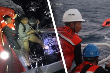 தென் சீனக் கடலில் வெளிநாட்டுச் சரக்குக் கப்பல் விபத்து; உயிர்காக்க ஓடிச்சென்ற சீனப் படை