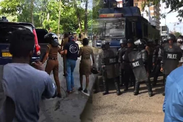 ஆர்ப்பாட்டத்தில் ஈடுபட்ட 22 பேர் காவல்துறையினரால் கைது