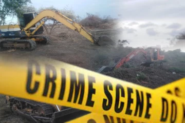 மன்னாரில் அரச காணிகளை துப்பரவு செய்த மர்ம நபர்கள்: பொலிஸார் மேற்கொண்ட நடவடிக்கை (photos)