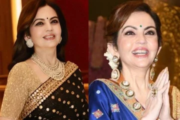முகேஷ் அம்பானி மனைவி நீதா அம்பானி சேலை!! இத்தனை கோடியா?