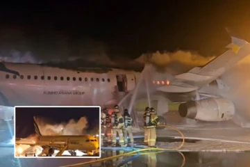 தென் கொரியாவில் பயணிகள் விமானத்தில் ஏற்பட்ட தீ விபத்து: 176 பேர் பத்திரமாக மீட்பு