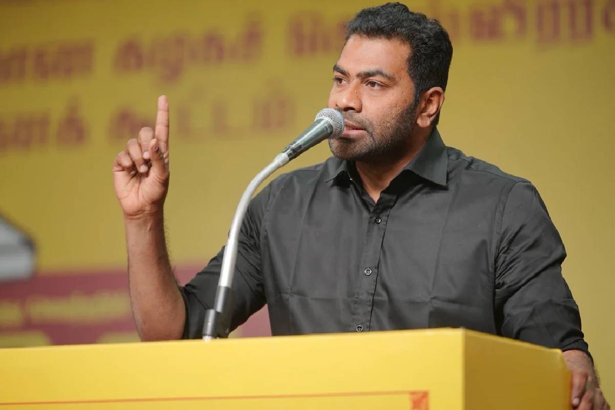 நடிகர்கள் டெல்லிக்கு சென்றுள்ளனர்; தனுஷை மறைமுகமாக சீண்டிய அமைச்சர் ஆதவ் | Aadhav Arjuna Attack Actor Dhanush Indirectly நடிகர்கள் டெல்லிக்கு சென்றுள்ளனர்; தனுஷை மறைமுகமாக சீண்டிய அமைச்சர் ஆதவ் | Aadhav Arjuna Attack Actor Dhanush Indirectly