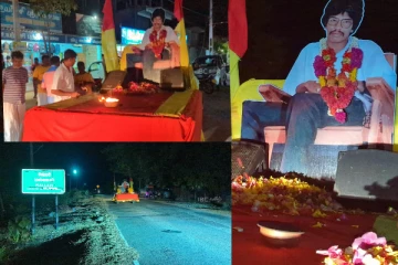 தியாக தீபம் திலீபனின் நினைவூர்திக்கு மல்லாவியில் உணர்வுபூர்வமாக அஞ்சலி (படங்கள்)