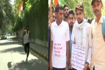 'இளைஞர்களிடம் ராணுவத்தில் சேர ஆர்வம் வர வேண்டும்' - 350 கிலோமீட்டர் ஓடிச்சென்ற இளைஞனின் வைரல் வீடியோ