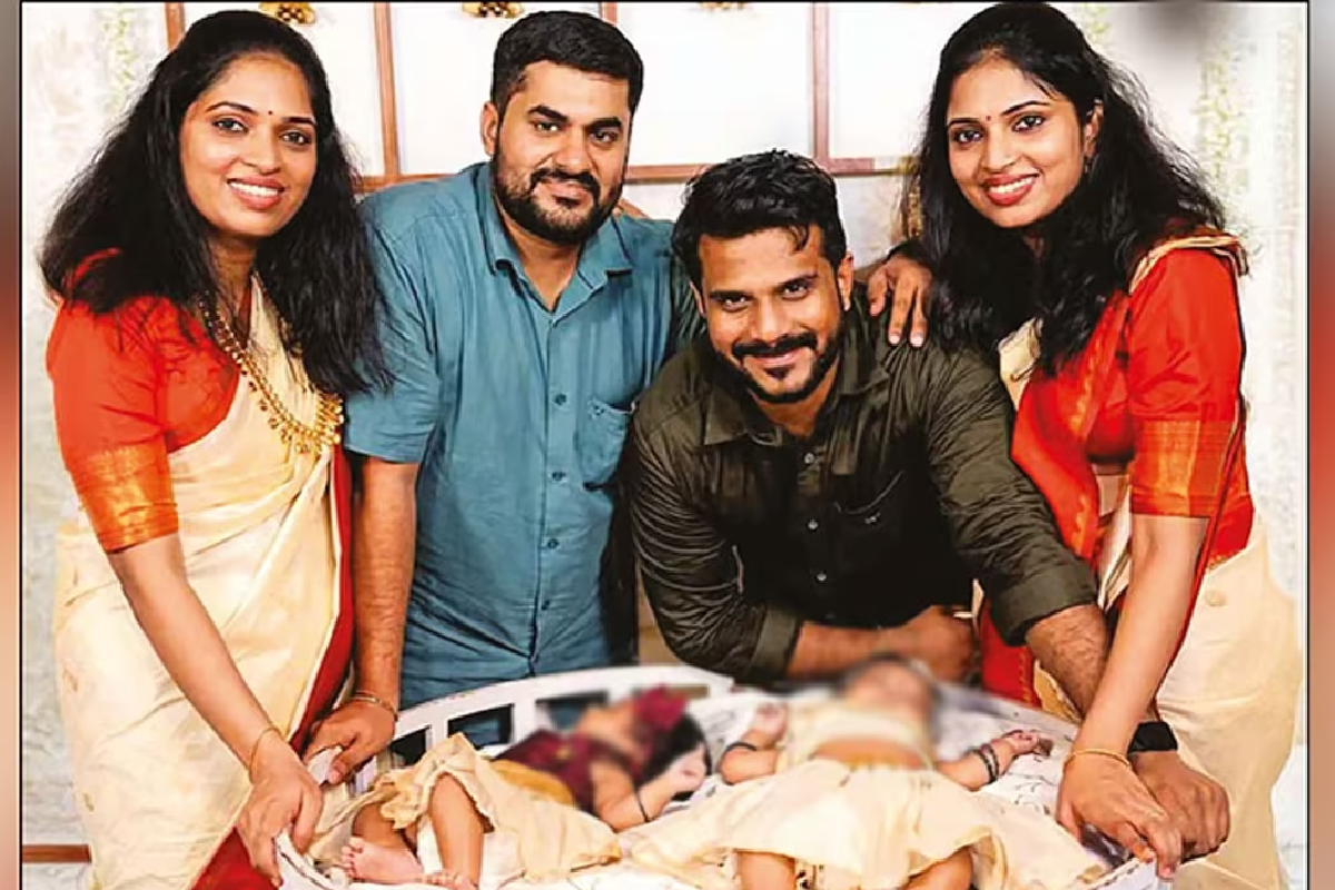 ஒரே நாளில் திருமணம் செய்து ஒரே நாளில் குழந்தை ; இரட்டை சகோதரிகளுக்கு நடந்த அதிசயம் | Twin Sisters Marry And Give Birth On Same Day